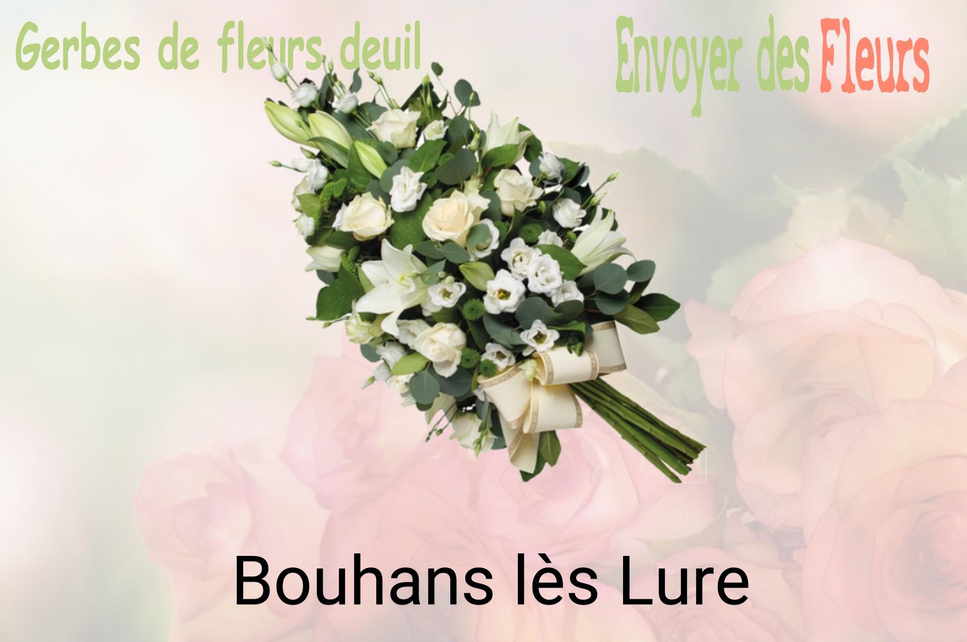 Gerbe de fleurs de deuil livrée à Bouhans-lès-Lure